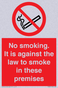 PS981: no smoking against the law
