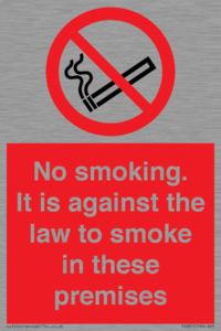 PS981: no smoking against the law