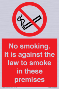 PS981: no smoking against the law