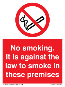 PS981: no smoking against the law