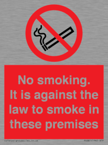 PS981: no smoking against the law