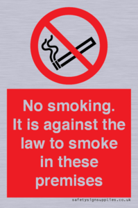 PS981: no smoking against the law