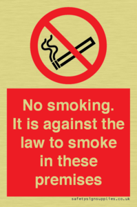 PS981: no smoking against the law