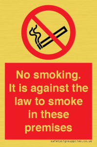PS981: no smoking against the law