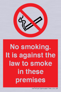 PS981: no smoking against the law