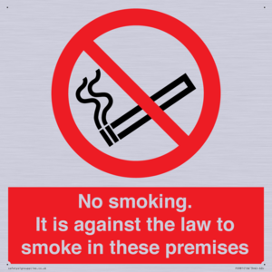 PS981: no smoking against the law