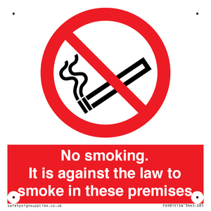 PS981: no smoking against the law