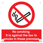 PS981: no smoking against the law