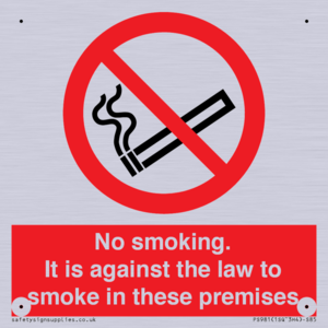 PS981: no smoking against the law