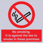 PS981: no smoking against the law