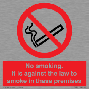PS981: no smoking against the law