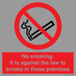 PS981: no smoking against the law
