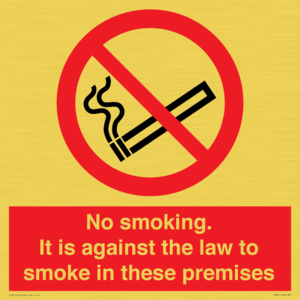 PS981: no smoking against the law