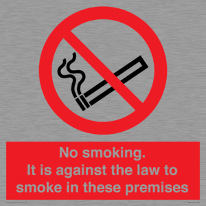 PS981: no smoking against the law