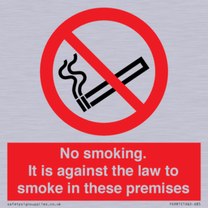 PS981: no smoking against the law