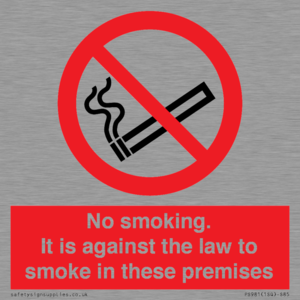 PS981: no smoking against the law