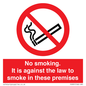 PS981: no smoking against the law