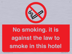 PS983: no smoking in this hotel