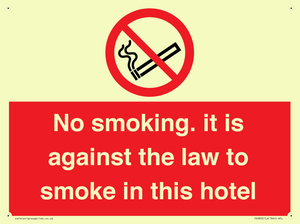 PS983: no smoking in this hotel