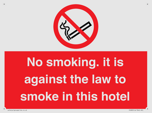 PS983: no smoking in this hotel