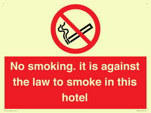 PS983: no smoking in this hotel