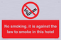 PS983: no smoking in this hotel