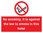 PS983: no smoking in this hotel