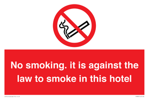 PS983: no smoking in this hotel