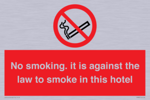 PS983: no smoking in this hotel
