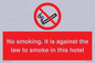 PS983: no smoking in this hotel