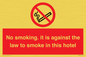 PS983: no smoking in this hotel