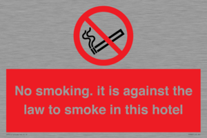 PS983: no smoking in this hotel