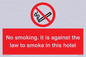 PS983: no smoking in this hotel