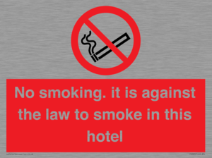 PS983: no smoking in this hotel