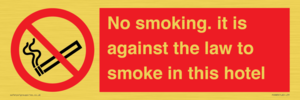 PS983: no smoking in this hotel