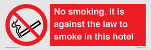 PS983: no smoking in this hotel