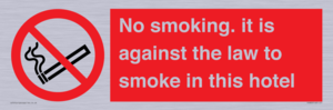 PS983: no smoking in this hotel