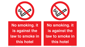 PS983: no smoking in this hotel