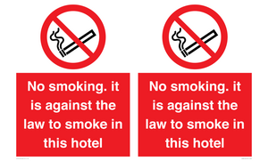 PS983: no smoking in this hotel