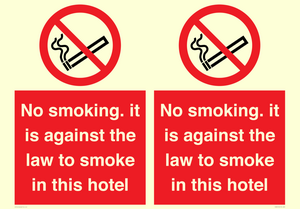 PS983: no smoking in this hotel