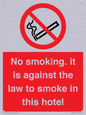 PS983: no smoking in this hotel
