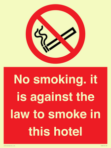 PS983: no smoking in this hotel