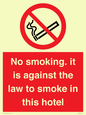 PS983: no smoking in this hotel