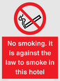 PS983: no smoking in this hotel
