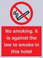 PS983: no smoking in this hotel