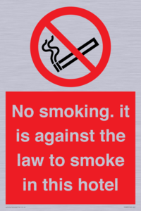 PS983: no smoking in this hotel