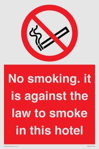 PS983: no smoking in this hotel