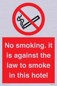 PS983: no smoking in this hotel