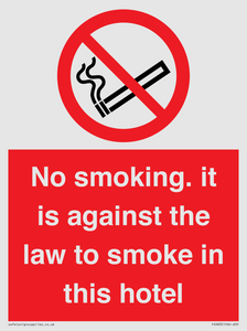 PS983: no smoking in this hotel