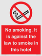 PS983: no smoking in this hotel